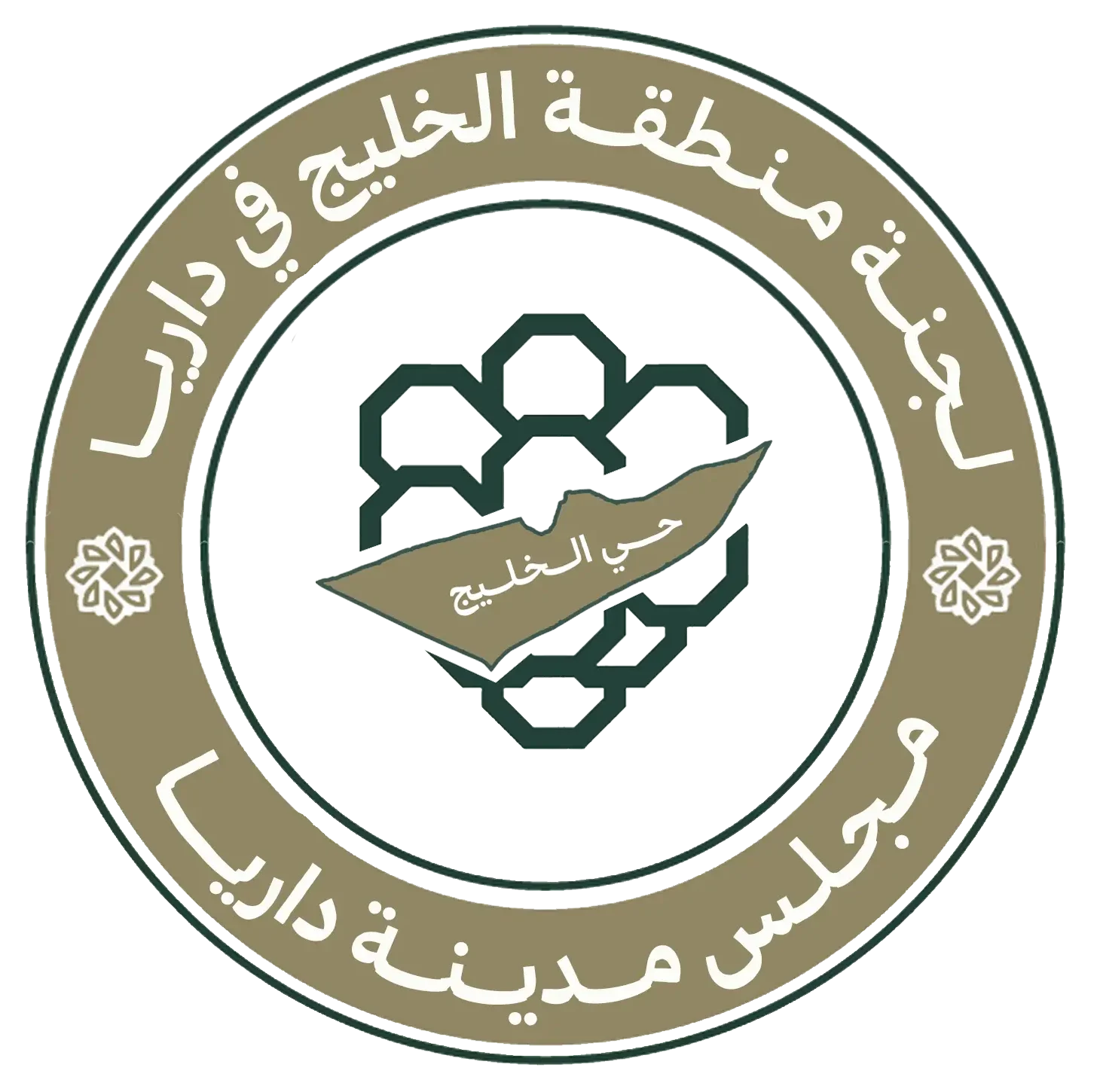 لوغو لجنة أرض الخليج في داريا